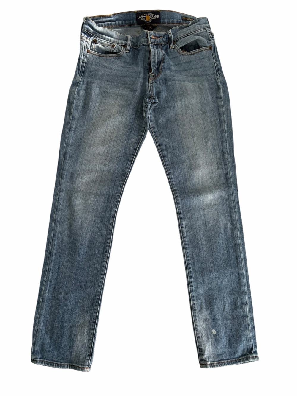 Lucky Brand Women’s Slim Straight Jeans in Light Blue Wash
